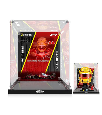 Display Case for LEGO® Ferrari HP Lewis Hamilton Helmet 43022