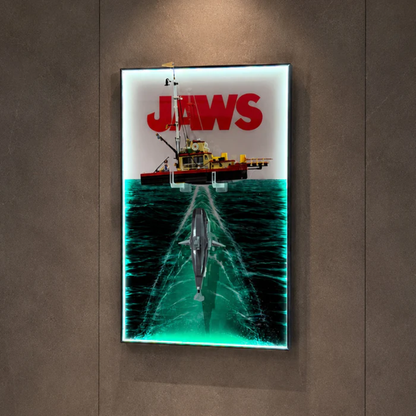 Wall Display Frames For LEGO® Ideas 21350 Jaws