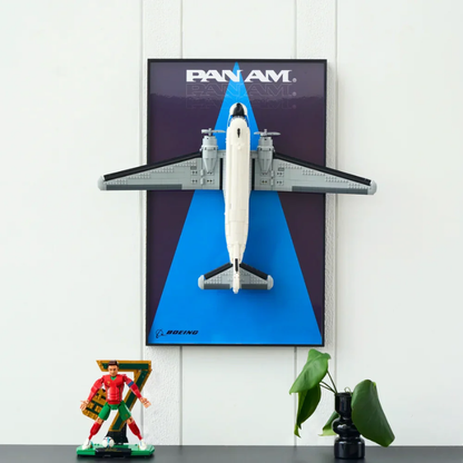 （Pre-Order) Wall Display Frames For LEGO® Icons 11378 Douglas™ DC-3™ PAN AM® Airliner