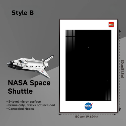 Wall  Display Frame for LEGO® NASA Space Shuttle Discovery 10283