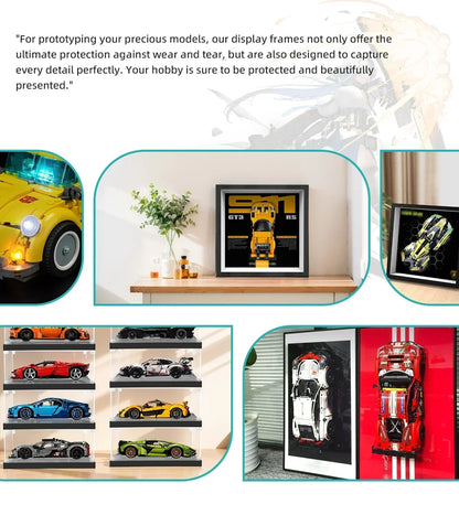 Picture frame for LEGO® Speed Champions Porsche 911 GT3 RS Super Car