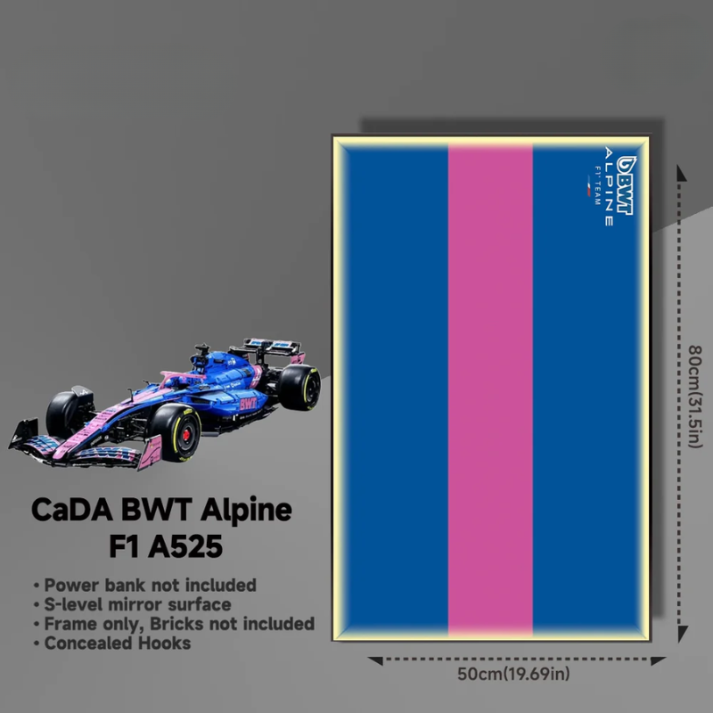 Wall display Frame for CaDA BWT Alpine F1 A525