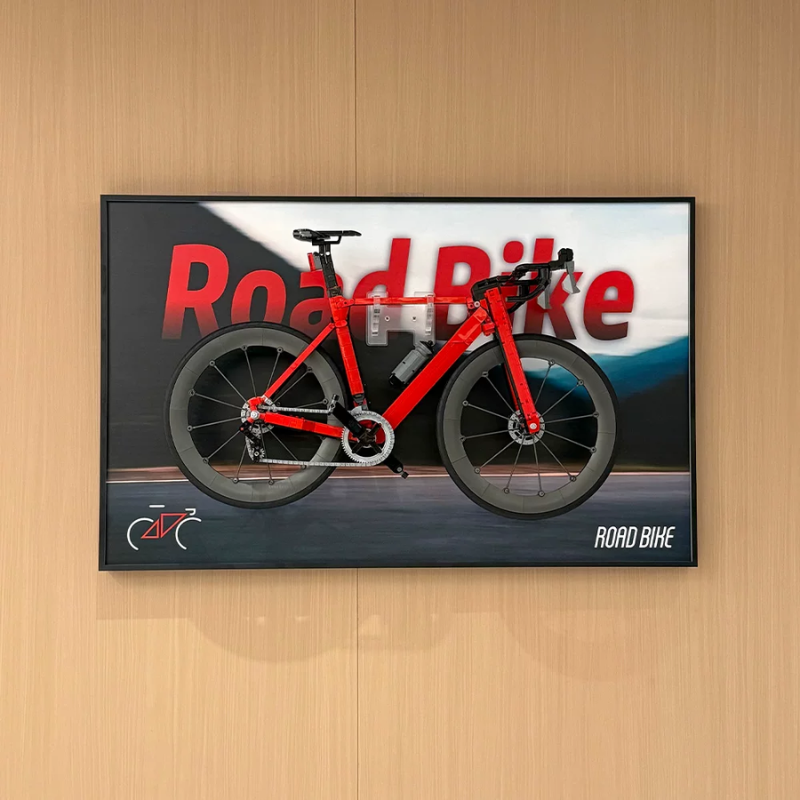 Wall Display Frame For LEGO Icons 11380 Road Bike