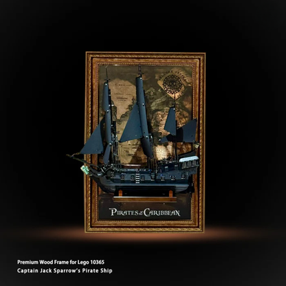 Display Frame for LEGO® ICONS 10365 Captain Jack Sparrow's Pirate Ship