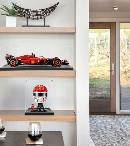 Display Case for LEGO® Scuderia Ferrari HP Charles Leclerc Helmet 43014