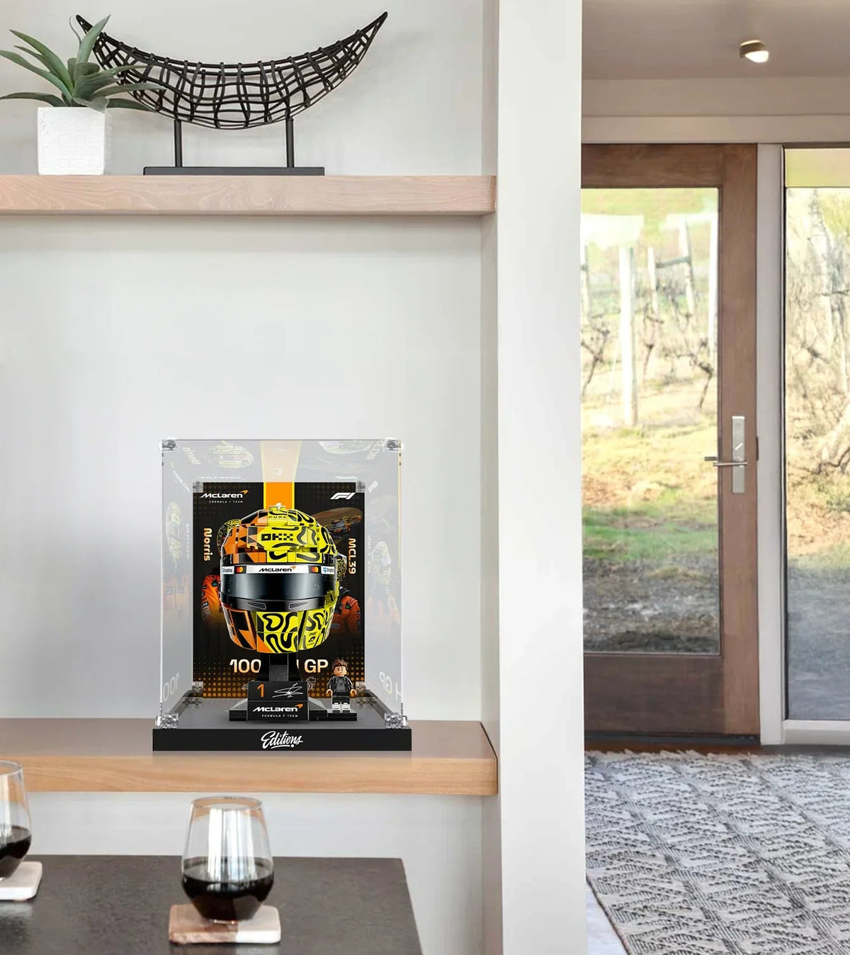 Display Case for LEGO® Editions McLaren Mastercard F1® Team Lando Norris Helmet 43023