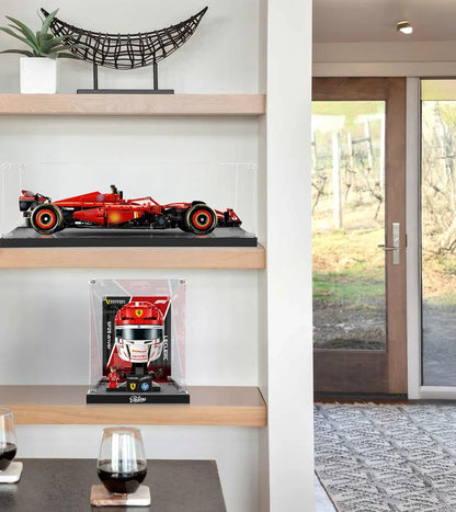Display Case for LEGO® Scuderia Ferrari HP Charles Leclerc Helmet 43014