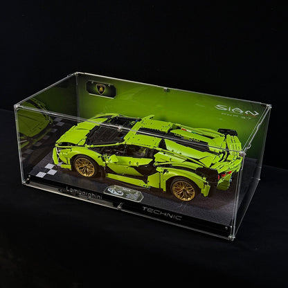 LEGO™ ShowCase for LEGO Technic F1 Lamborghini Sian FKP 37 42115 Ultra-high Translucent Acrylic
