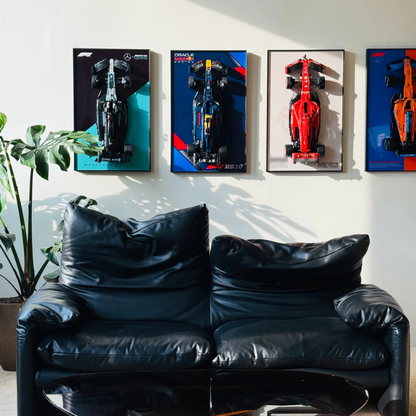 Wall Display Frame for LEGO® Technic F1 42171 Mercedes-AMG F1