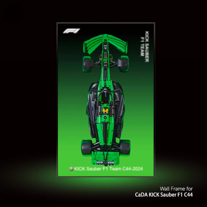 Wall Display Wall Frame for CaDA KICK Sauber F1 C44