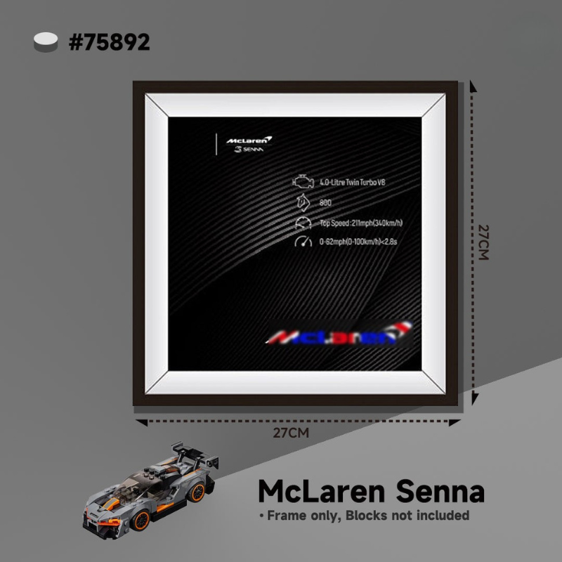 Display case for LEGO® Speed Supercar