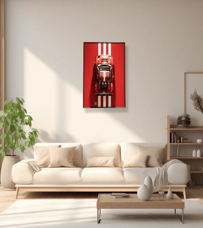 Wall Display Frame for Lego Ferrari 488 GTE 42125