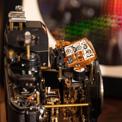 Disassembled Mechanical Film Camera Nikon EM