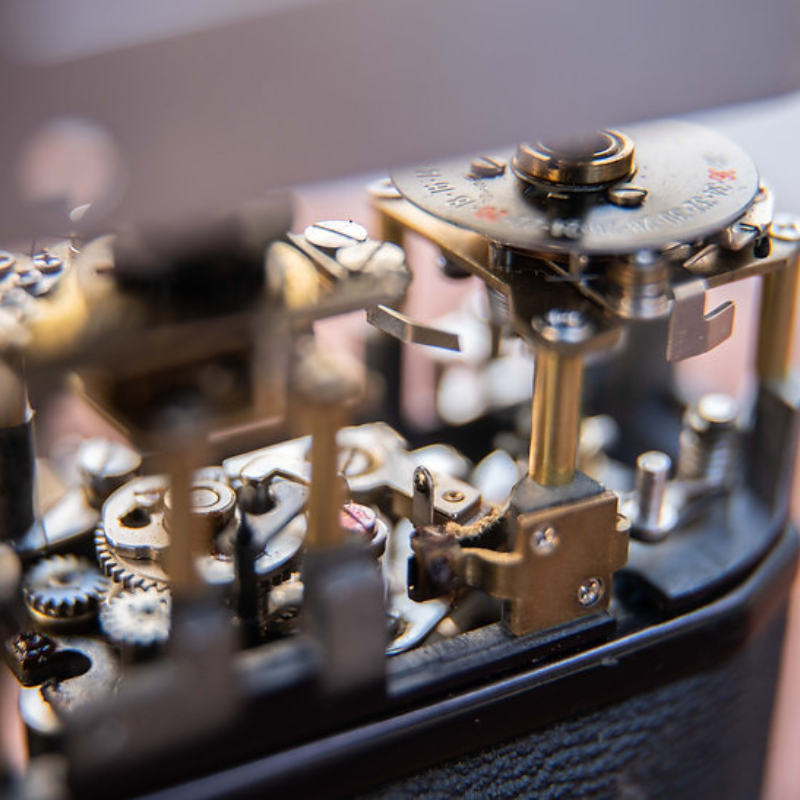 Disassembled Mechanical Film Camera Canon FT