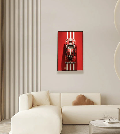 Wall Display Frame for Lego Ferrari 488 GTE 42125
