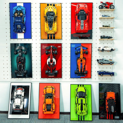 Wall Display Frame for LEGO Technic Mercedes-Benz G500 PROFESSIONAL Line 42177