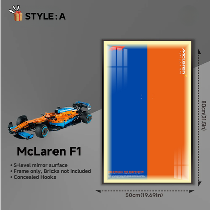 Wall Display Frame for LEGO® Technic McLaren MCL36 F1 Race Car 42141