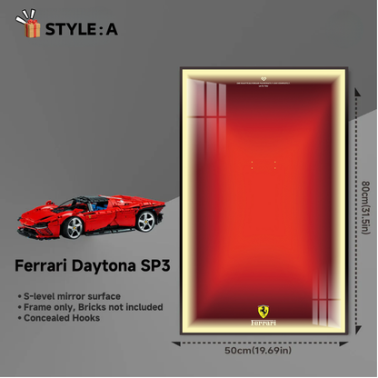 Wall Display Frame for LEGO® Technic F1 42143 Ferrari Daytona SP3
