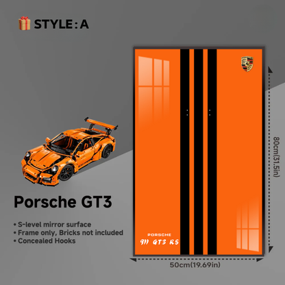 Wall Display Frame for LEGO® Technic F1 42056 Porsche 911 GT3 RS