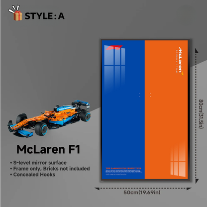 Wall Display Frame for LEGO® Technic McLaren MCL36 F1 Race Car 42141