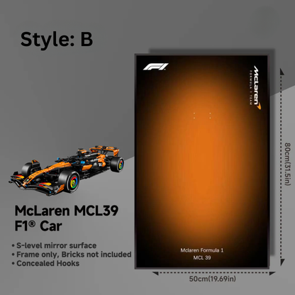 Wall display Frame for LEGO® TECHNIC™ 42228 McLaren MCL39 F1® Car