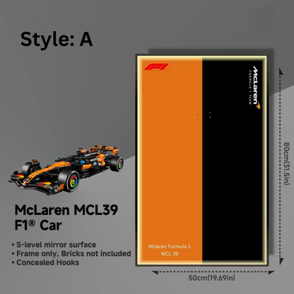 Wall display Frame for LEGO® TECHNIC™ 42228 McLaren MCL39 F1® Car