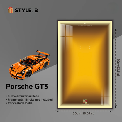 Wall Display Frame for LEGO® Technic F1 42056 Porsche 911 GT3 RS