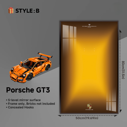 Wall Display Frame for LEGO® Technic F1 42056 Porsche 911 GT3 RS