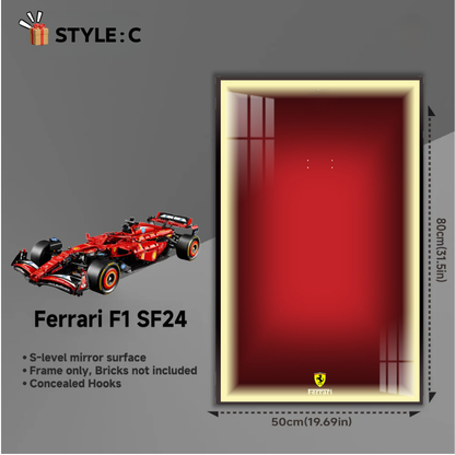 Wall Display Frame For LEGO® TECHNIC™ Ferrari F1 SF24 42207