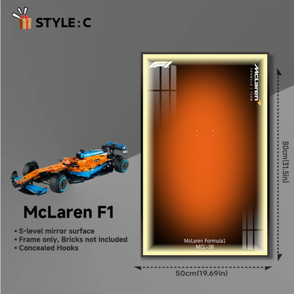 Wall Display Frame for LEGO® Technic McLaren MCL36 F1 Race Car 42141