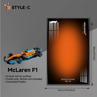 Wall Display Frame for LEGO® Technic McLaren MCL36 F1 Race Car 42141