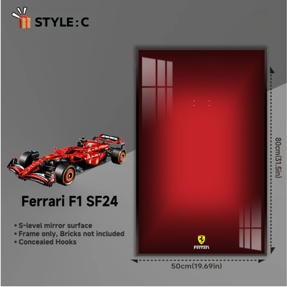 Wall Display Frame For LEGO® TECHNIC™ Ferrari F1 SF24 42207