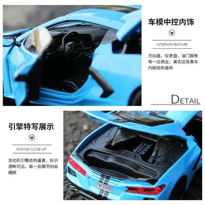 1:24 Chevrolet Corvette Stingray Coupe C8 2020
