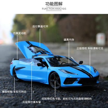 1:24 Chevrolet Corvette Stingray Coupe C8 2020