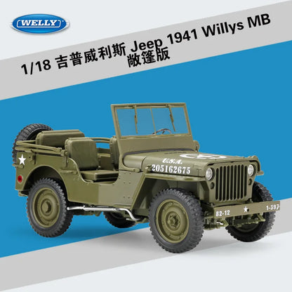 1:18 1941 JEEP Willys MB World War II