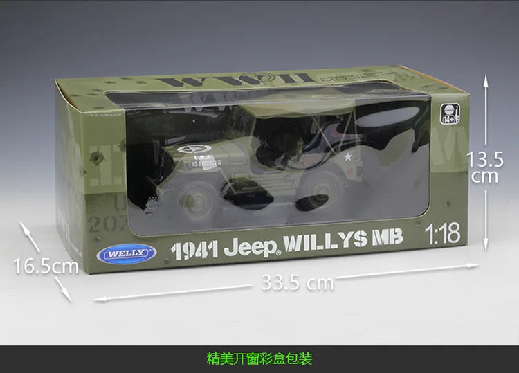 1:18 1941 JEEP Willys MB World War II