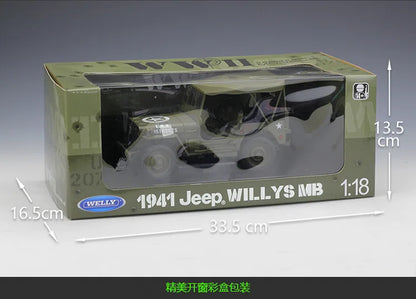 1:18 1941 JEEP Willys MB World War II