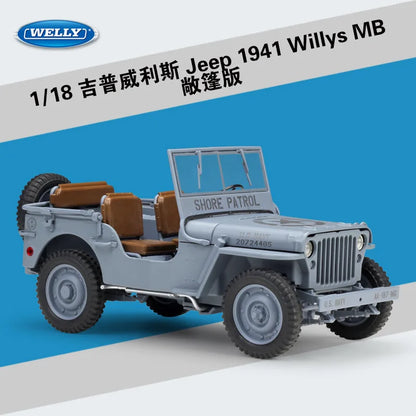 1:18 1941 JEEP Willys MB World War II