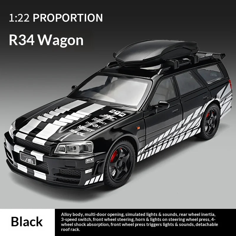 1:22 Nissan Skyline R34 Travel Version