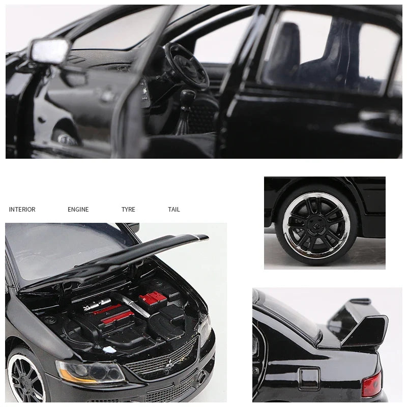 1:32 Mitsubishi Lancer Evolution IX 9
