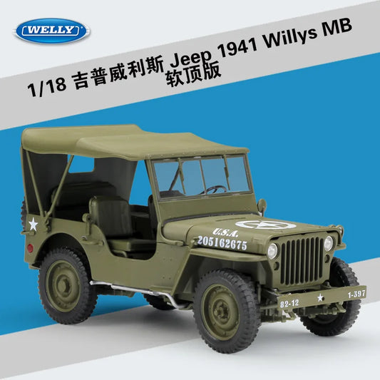 1:18 1941 JEEP Willys MB World War II