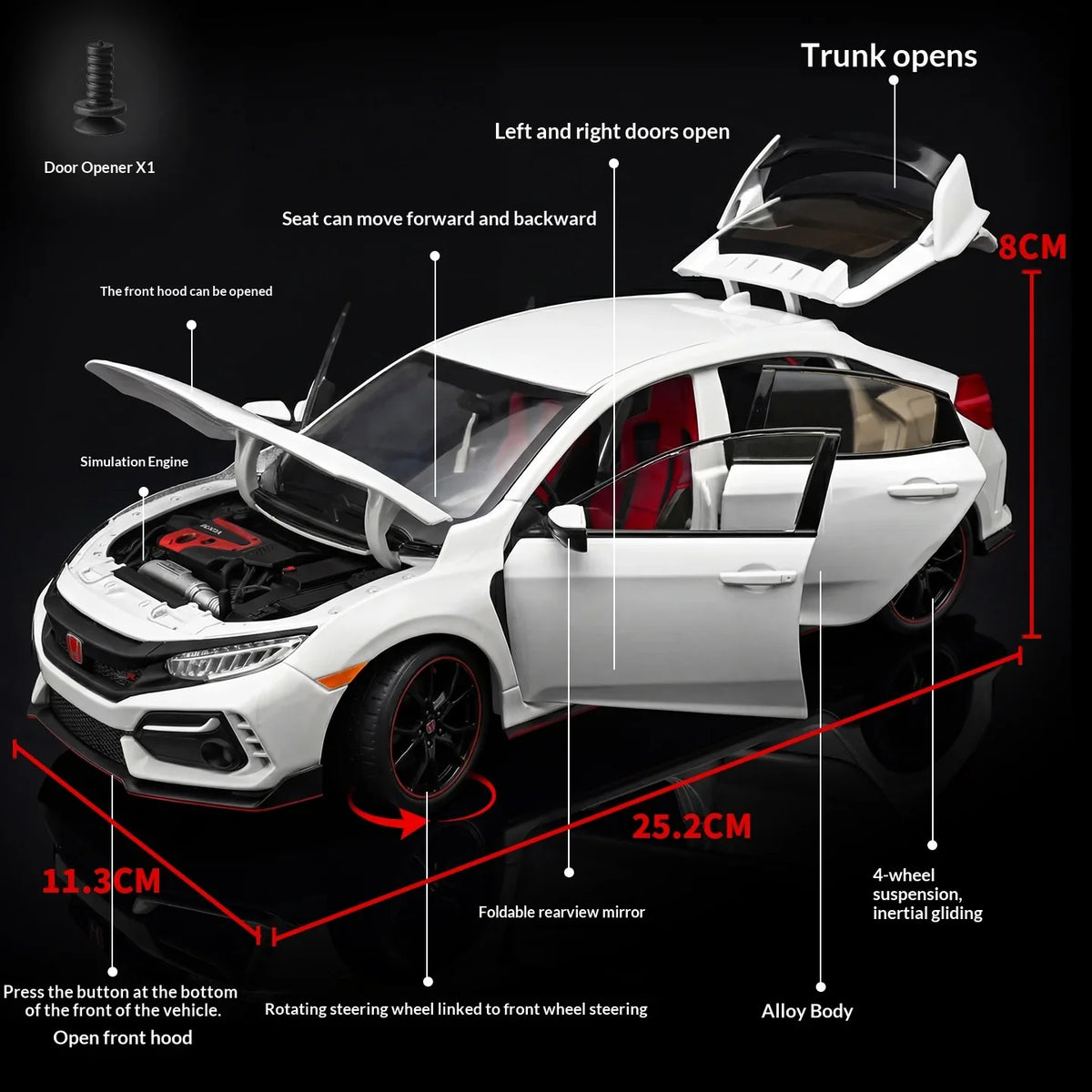 1:18 Honda Civic typeR