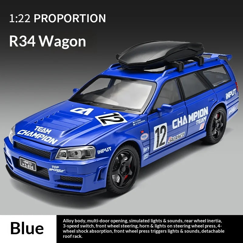 1:22 Nissan Skyline R34 Travel Version
