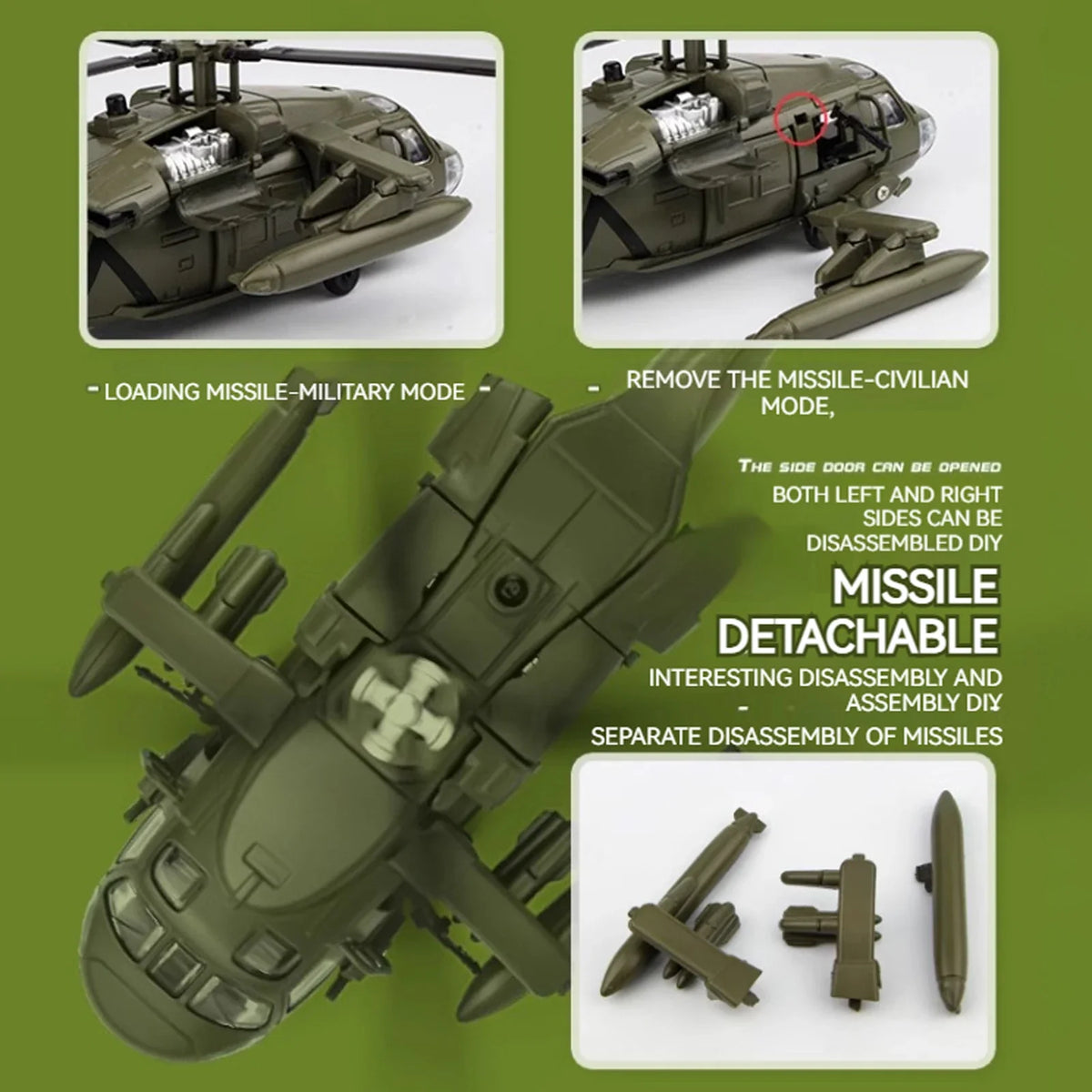 1:64 Helicopter UH-60 Black Hawk