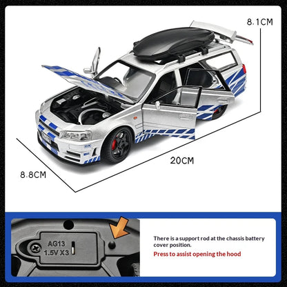1:22 Nissan Skyline R34 Travel Version