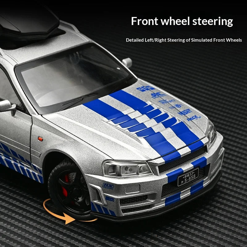 1:22 Nissan Skyline R34 Travel Version