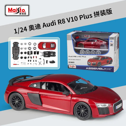 1:24 Lamborghini Aventador Roadster LP700 Urus Chiron Camaro ZL1 R8 V10 Plus 2014 Street Racer unfinished assembled