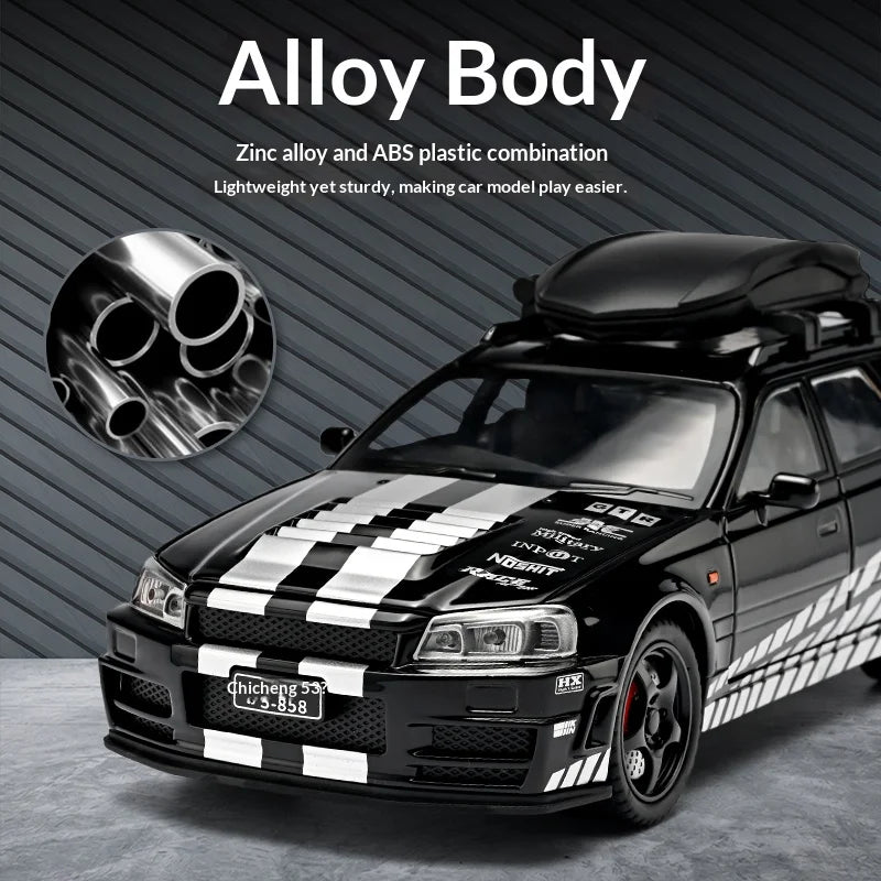 1:22 Nissan Skyline R34 Travel Version