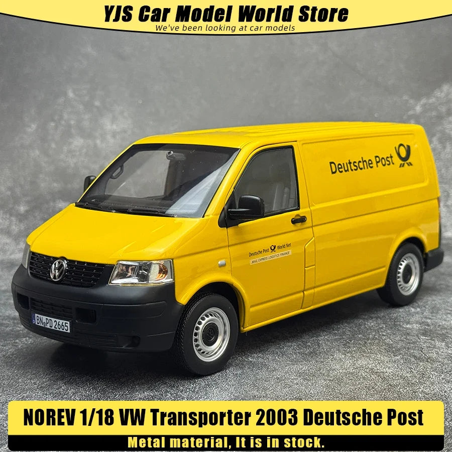 1:18 VW Transporter 2003 Deutsche Post - VW Multivan 2023 Business Van
