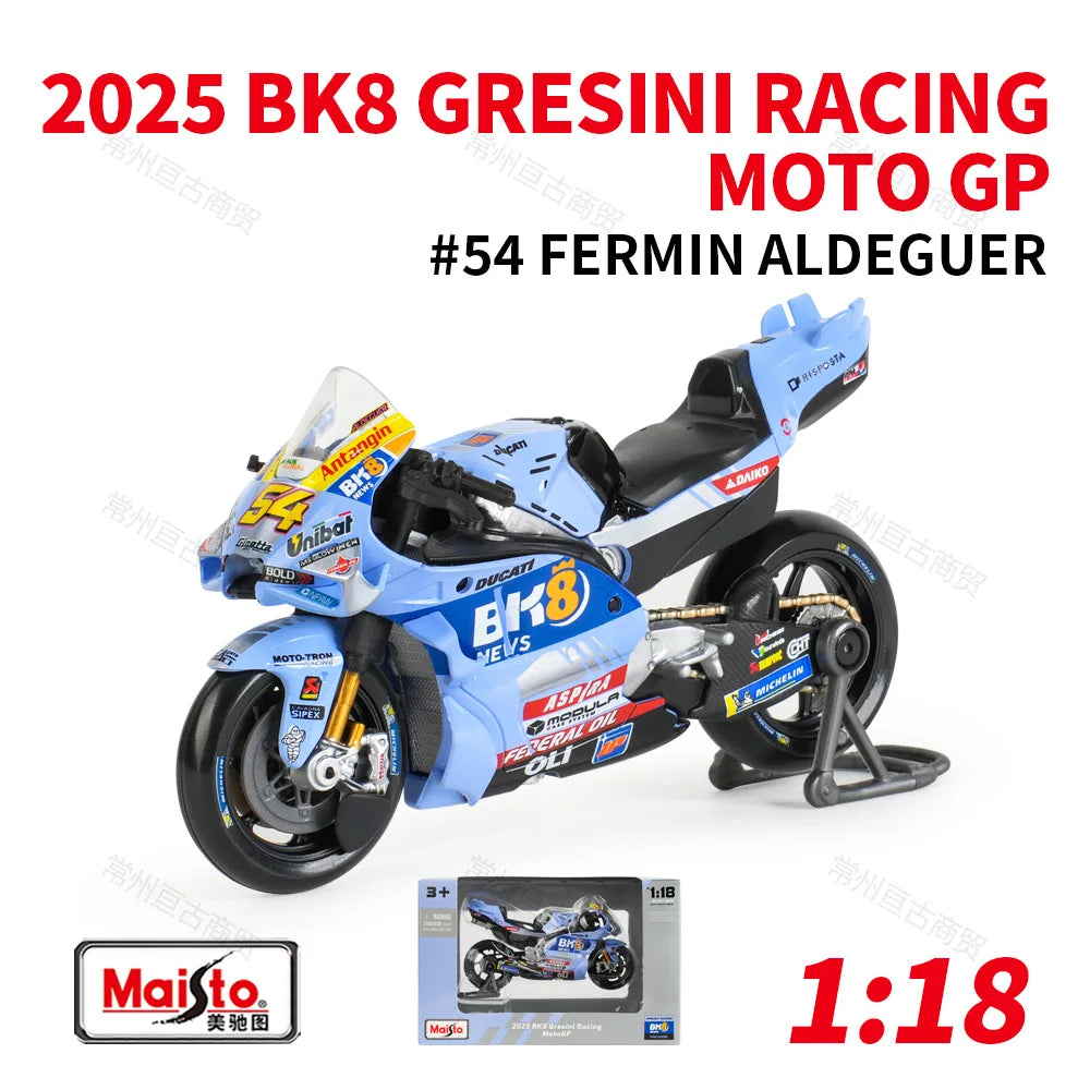 1:18 Bk8 Gresini #73 #54  Racing 2025